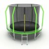 Картинка 4 - EVO JUMP Cosmo 10ft (Green) + Lower net. Батут с внутренней сеткой и лестницей, диаметр 10ft (зеленый) + нижняя сеть.
